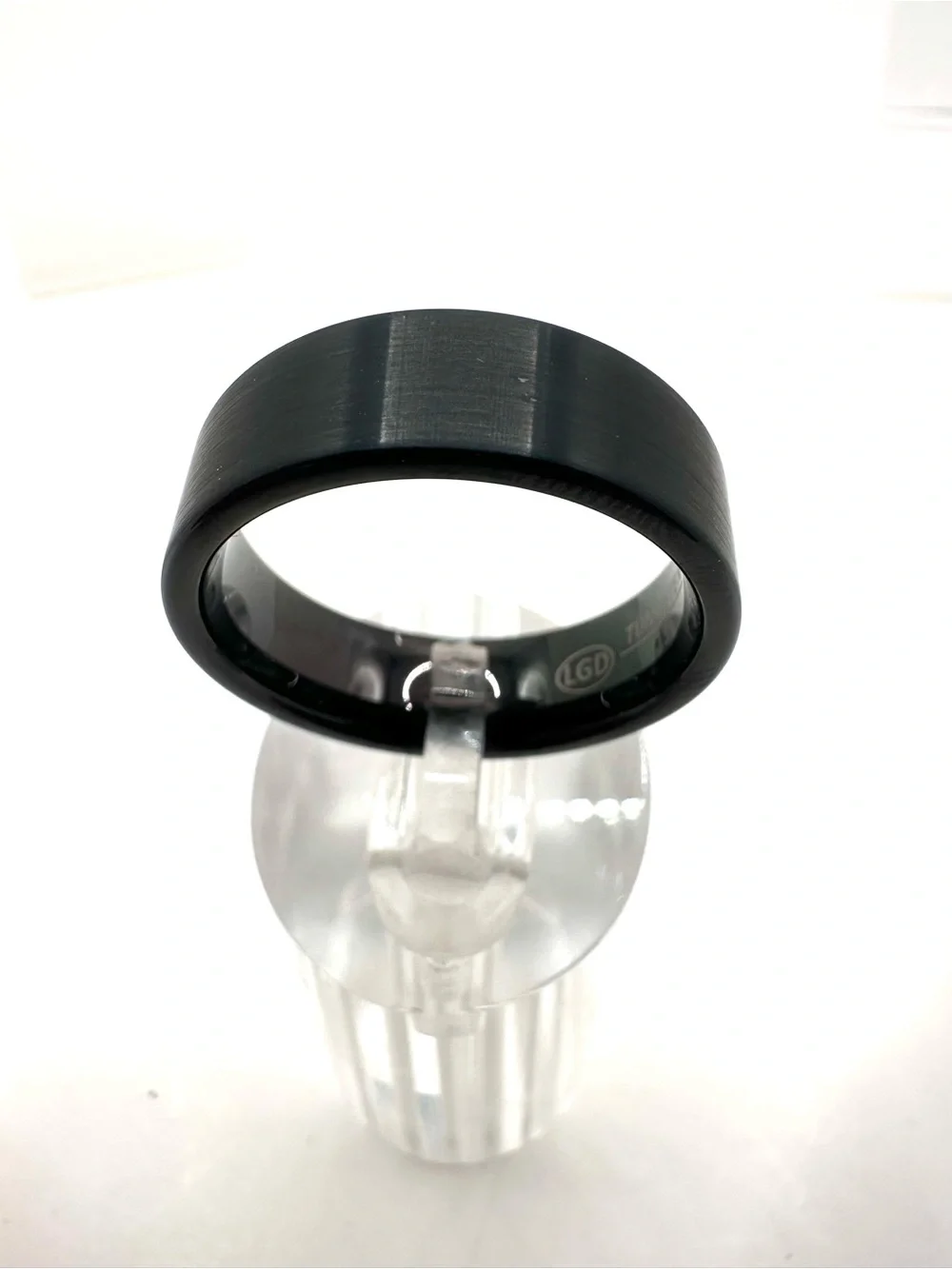 Fashion: Black Men's Tungsten Ring